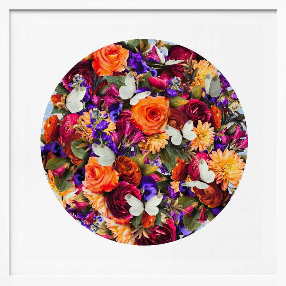 Vibrant Floral Butterflies, arte de Sue Skellern