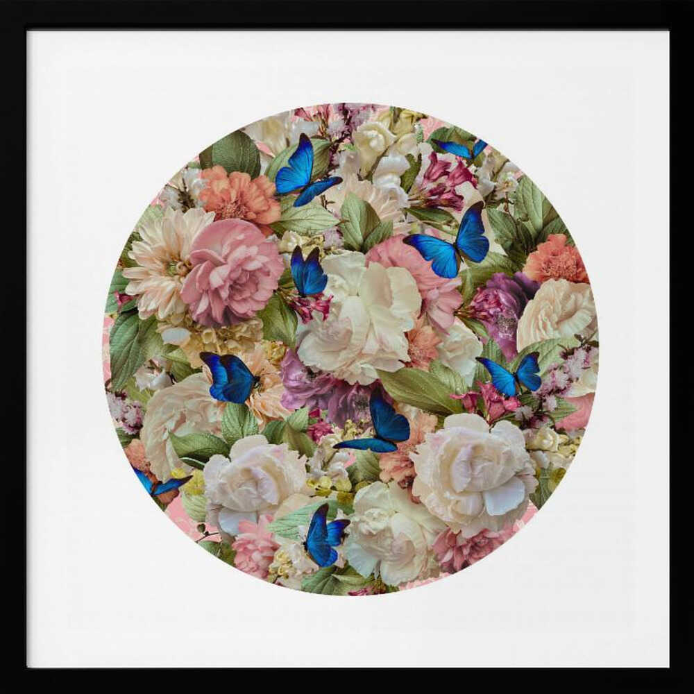 Blooming Garden Butterflies, arte de Sue Skellern