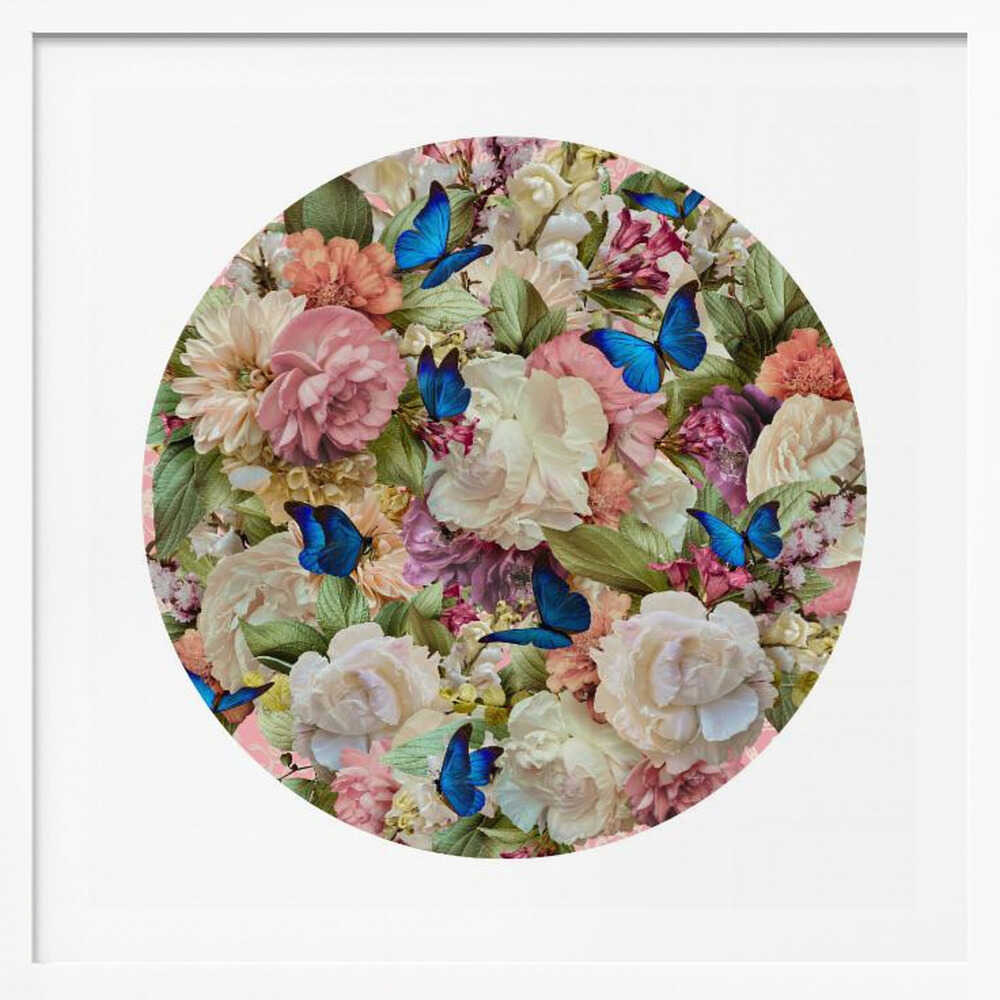 Blooming Garden Butterflies, arte de Sue Skellern