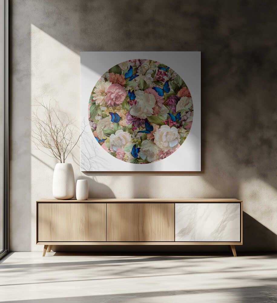 Blooming Garden Butterflies, arte de Sue Skellern