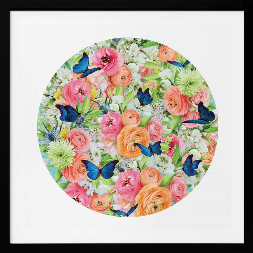 Vibrant Butterfly Garden, arte de Sue Skellern