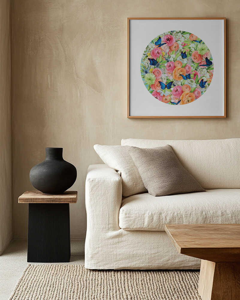 Vibrant Butterfly Garden, arte de Sue Skellern