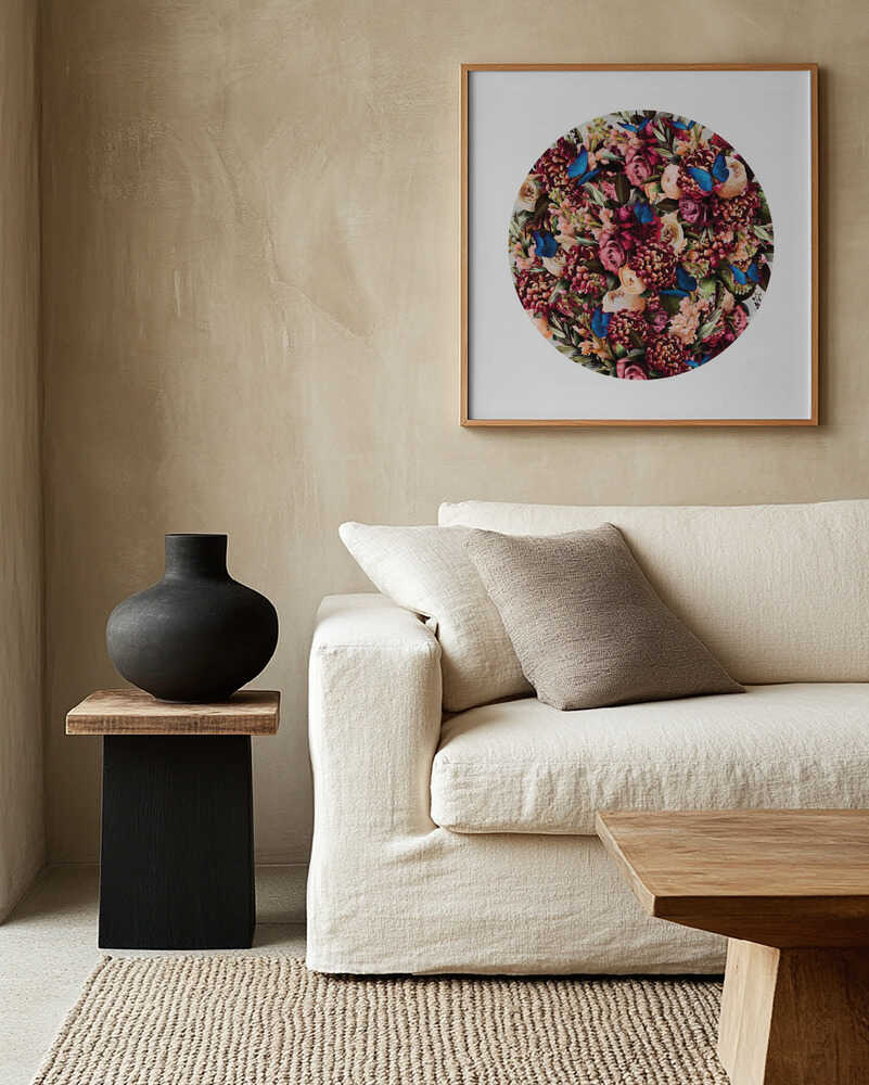 Deep Floral Butterflies, arte de Sue Skellern