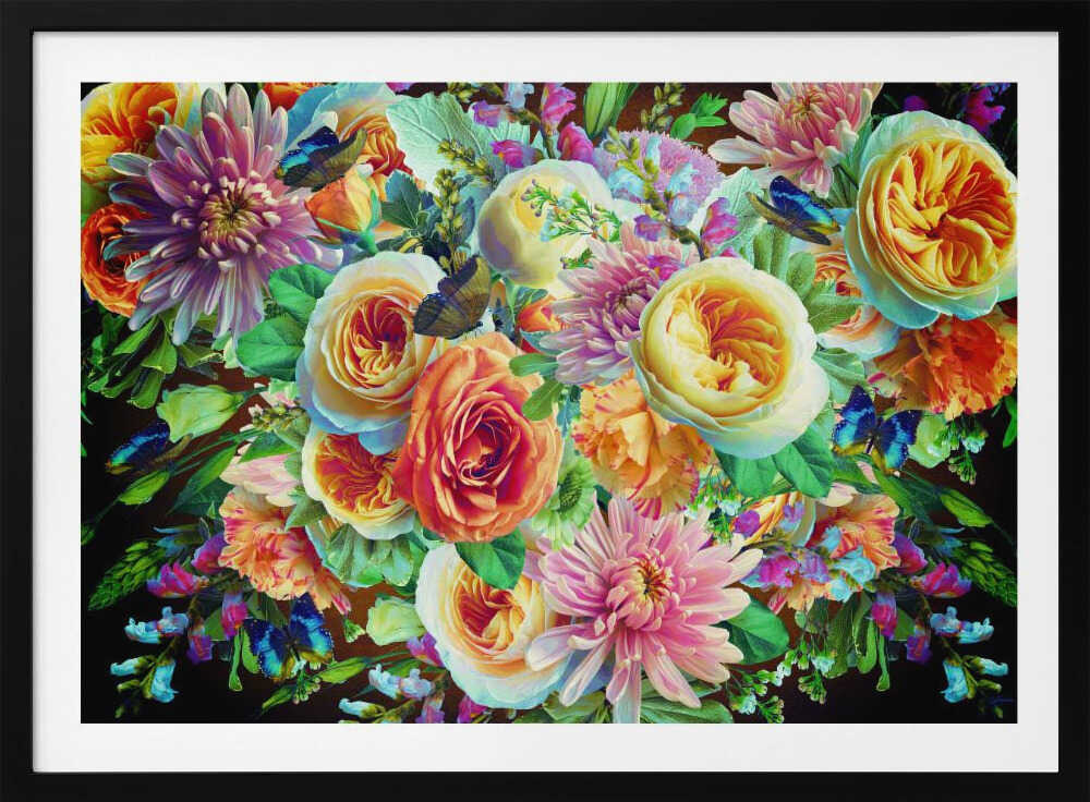 Vibrant Floral Bouquet, arte de Sue Skellern