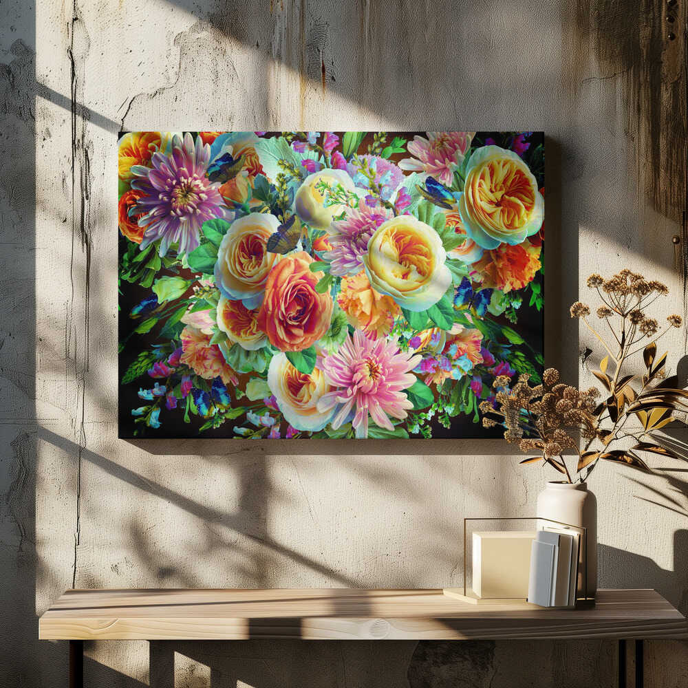 Vibrant Floral Bouquet, arte de Sue Skellern