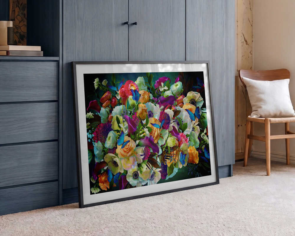Vibrant Butterfly Bouquet, arte de Sue Skellern