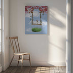 Whimsical Rabbit Swing, arte de Sue Skellern