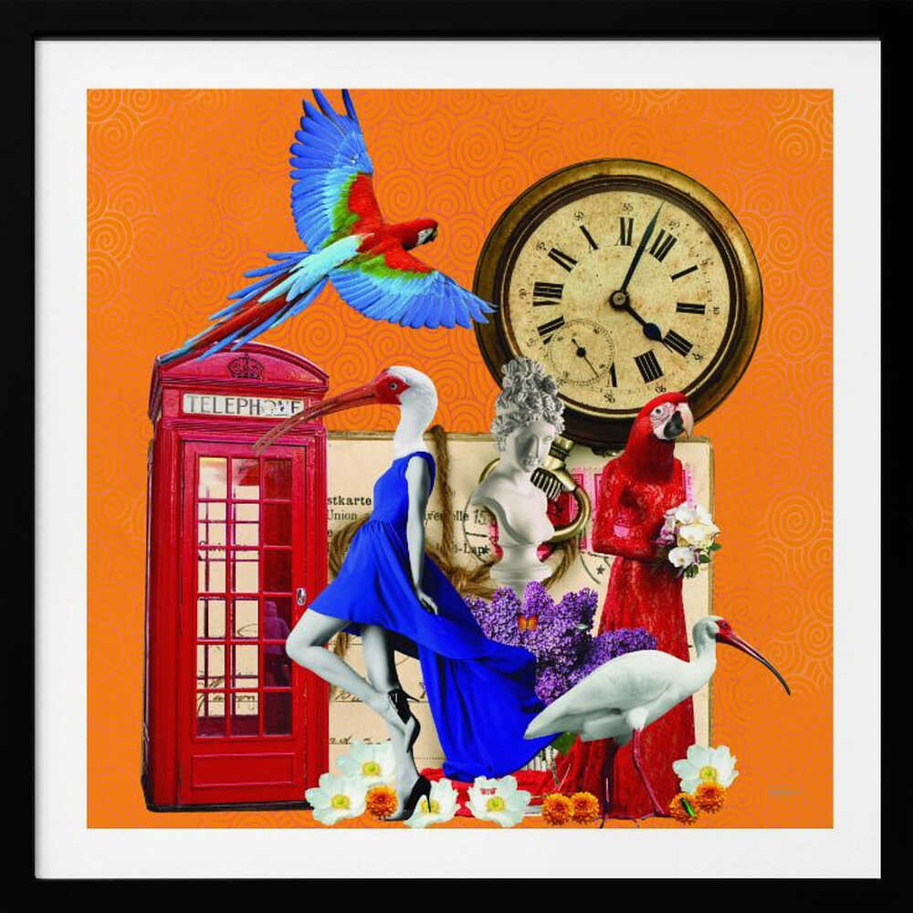 Surreal Avian Fashion, arte de Sue Skellern