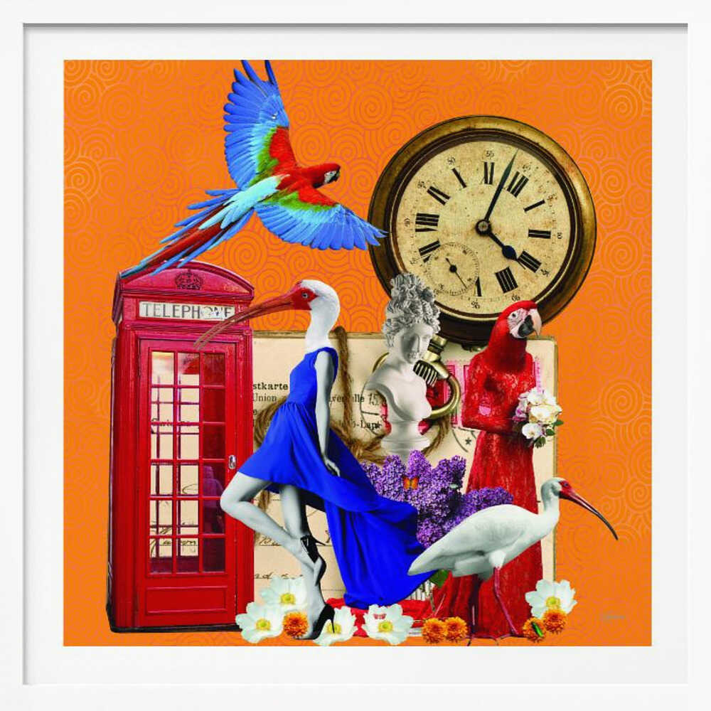 Surreal Avian Fashion, arte de Sue Skellern