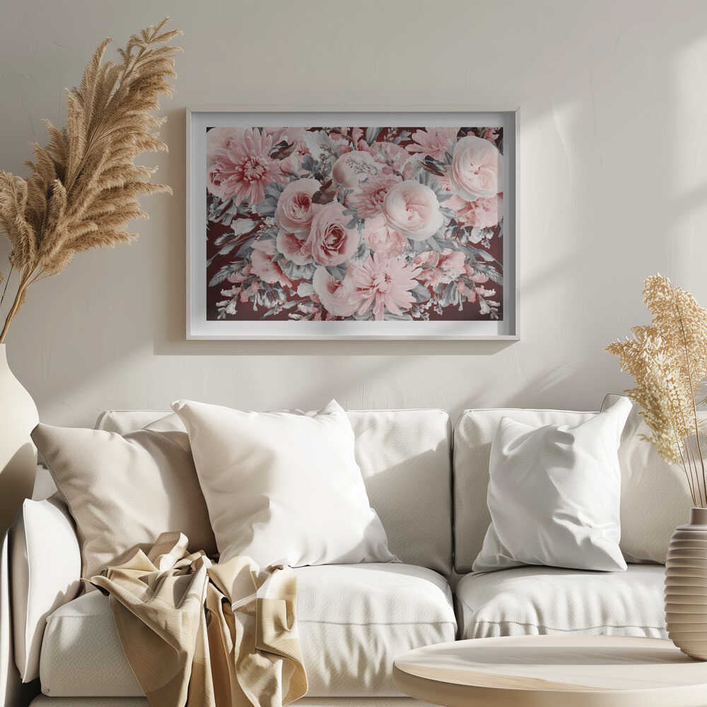 Romantic Rose Bouquet, arte de Sue Skellern
