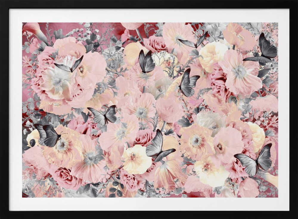 Dreamy Pink Blooms, arte de Sue Skellern