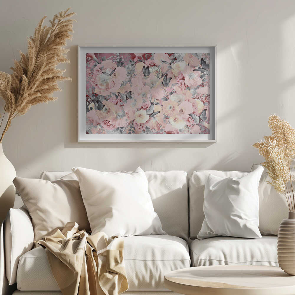 Dreamy Pink Blooms, arte de Sue Skellern