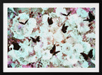 White Blooms And Butterflies, arte de Sue Skellern