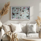 White Blooms And Butterflies, arte de Sue Skellern