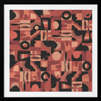 Abstract Terracotta Pattern