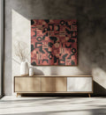 Abstract Terracotta Pattern