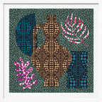 Patterned Pitcher Still Life, arte de Little Dean