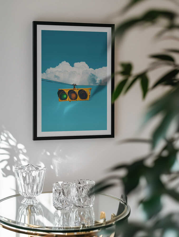 Go Signal Blue Sky, arte de Ariz Rab