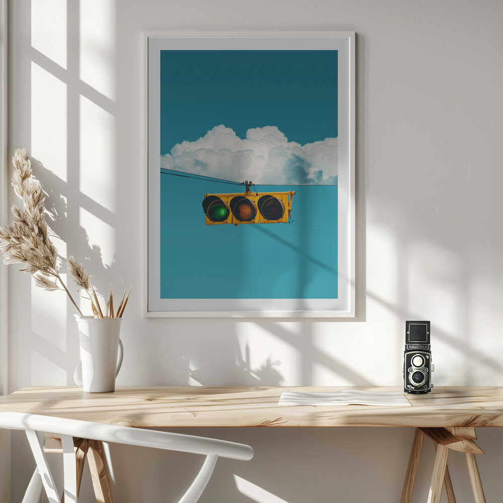 Go Signal Blue Sky, arte de Ariz Rab