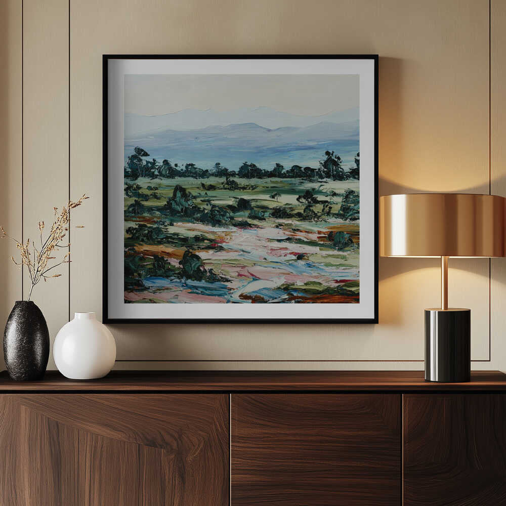 Vibrant Textured Landscape