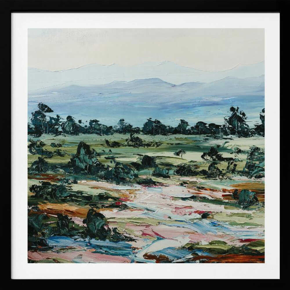 Vibrant Textured Landscape