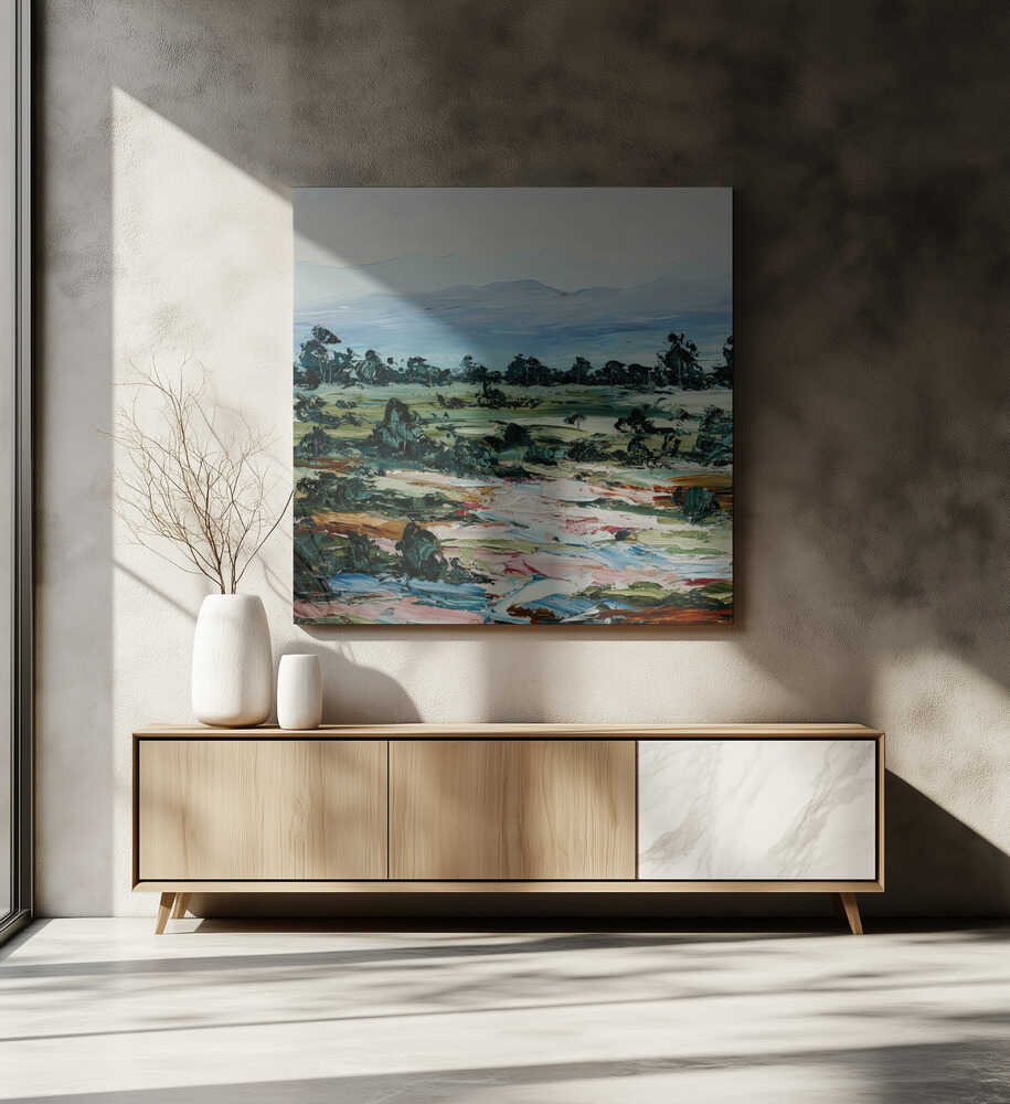Vibrant Textured Landscape