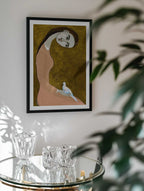 Serene Woman and Dove, arte de Sharyn Bursic
