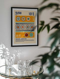 Sushi Japanese Food Print, arte de Retrodrome