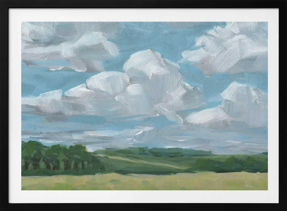 Summer Sky Over Fields