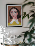 Melancholy Girl Portrait, arte de Sharyn Bursic