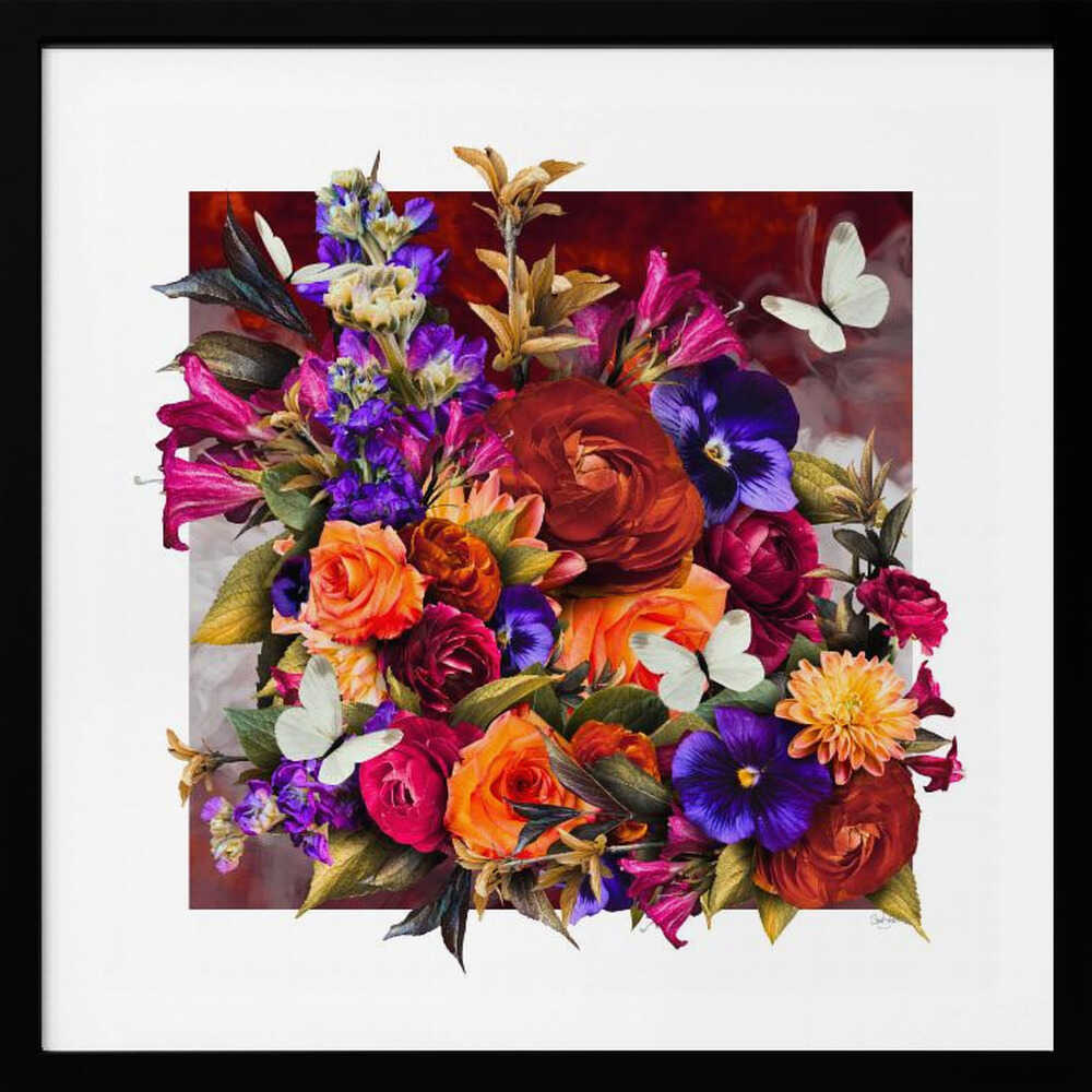 Vibrant Floral Bouquet, arte de Sue Skellern