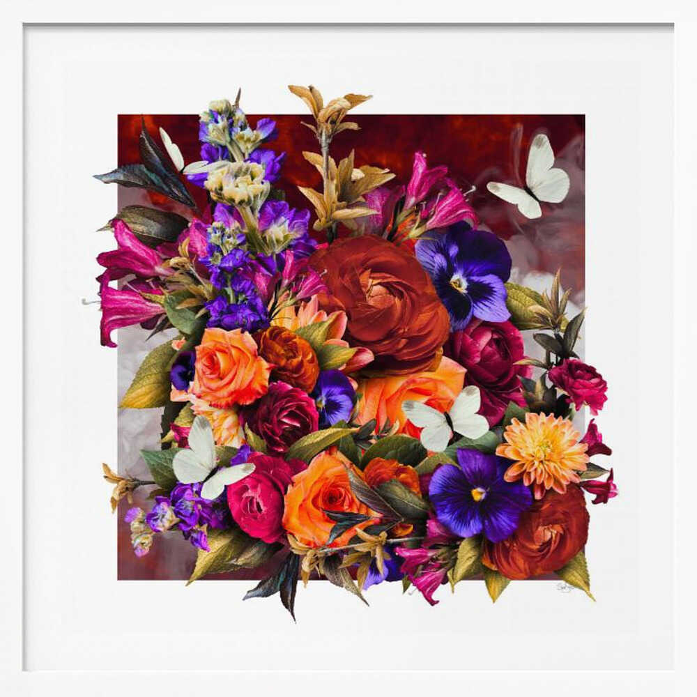 Vibrant Floral Bouquet, arte de Sue Skellern