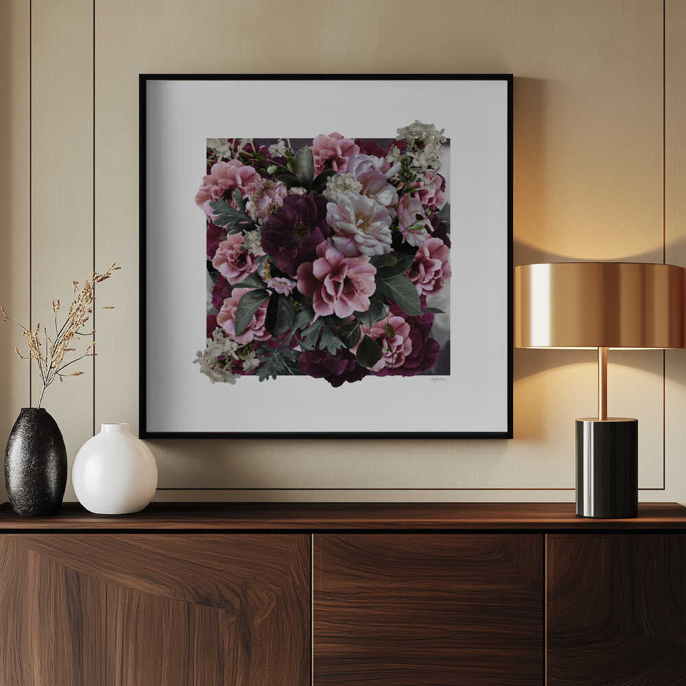 Moody Rose Bouquet, arte de Sue Skellern