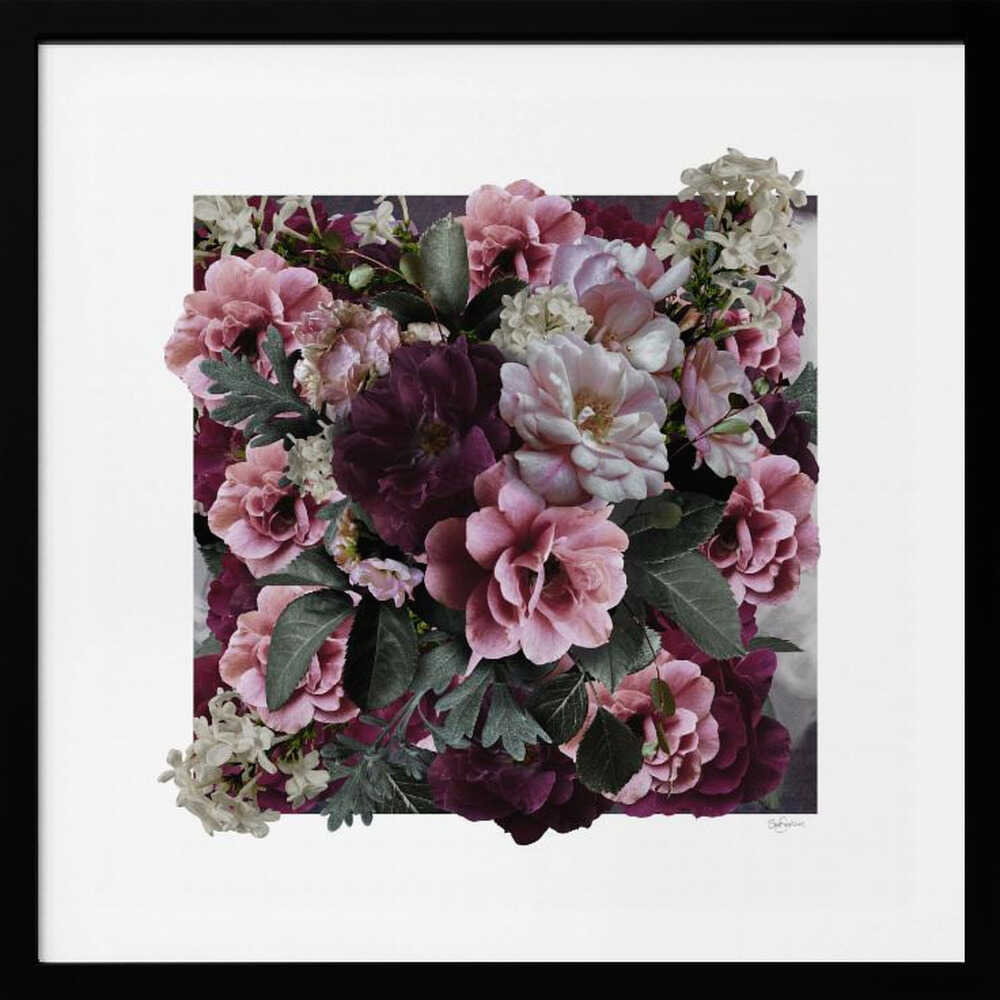 Moody Rose Bouquet, arte de Sue Skellern