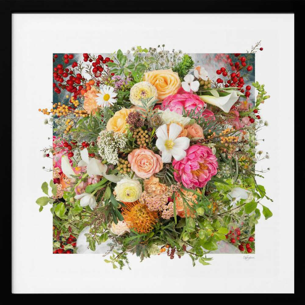Vibrant Floral Bouquet, arte de Sue Skellern