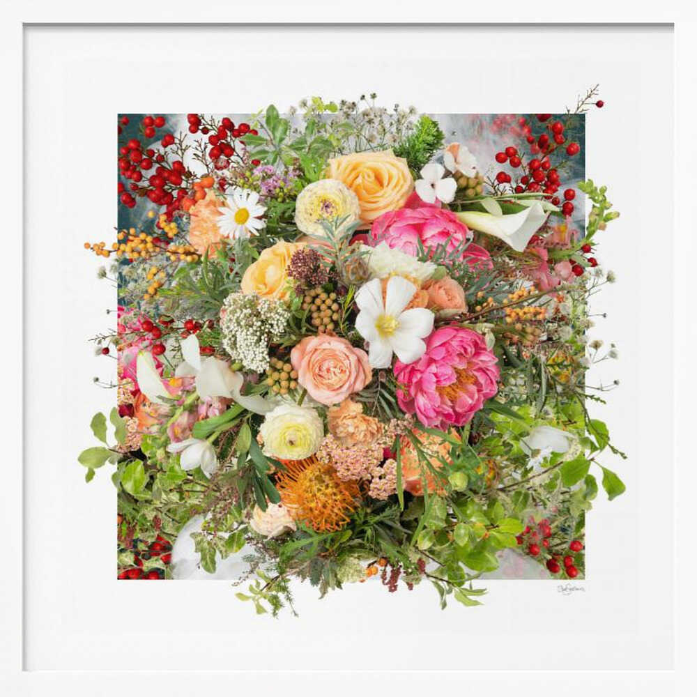 Vibrant Floral Bouquet, arte de Sue Skellern