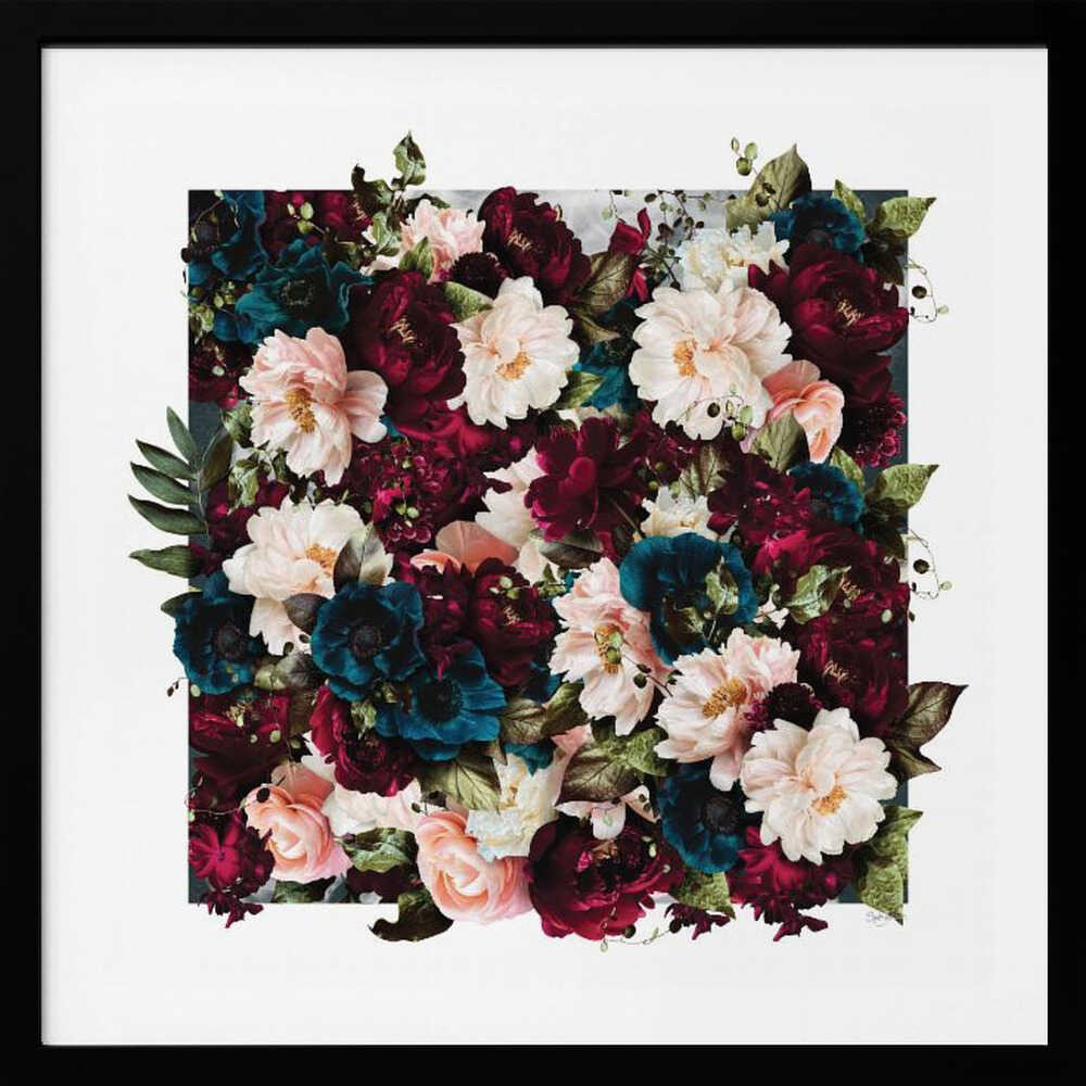 Deep Floral Romance, arte de Sue Skellern