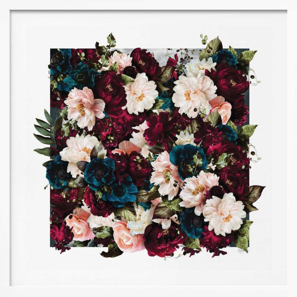 Deep Floral Romance, arte de Sue Skellern