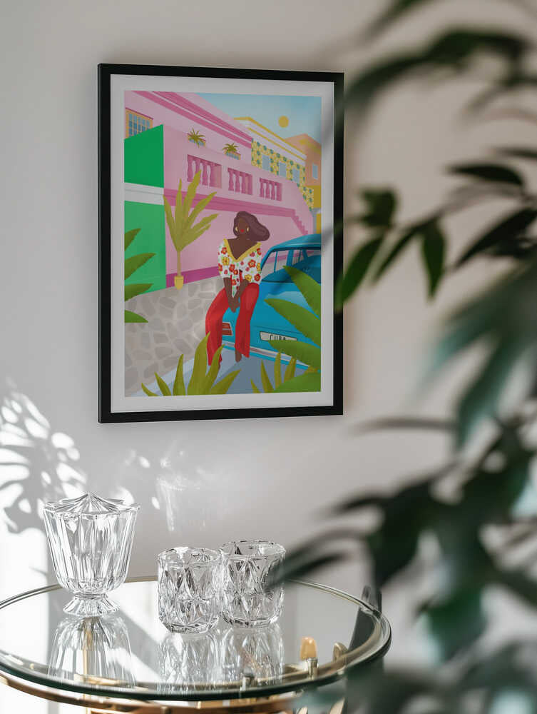 Tropical Woman, arte de Petra Lizde