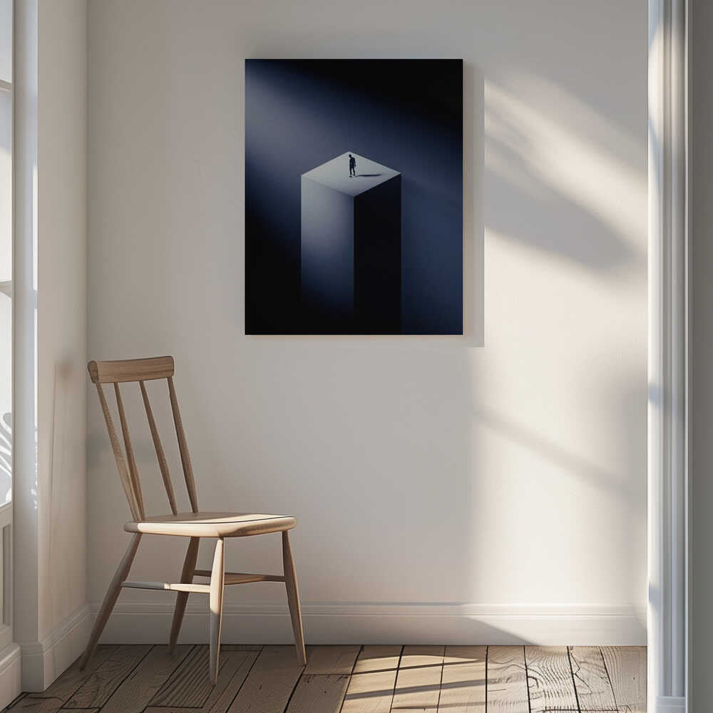 Solitary Man Reflects, arte de Hamza Majeed Khan