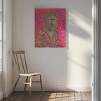 Glowing Polka Dot Portrait, arte de Naomi Vona