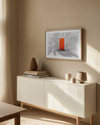 Parker Orange Doors and Breezeblock Wall, arte de Tom Windeknecht