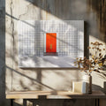 Parker Orange Doors and Breezeblock Wall, arte de Tom Windeknecht