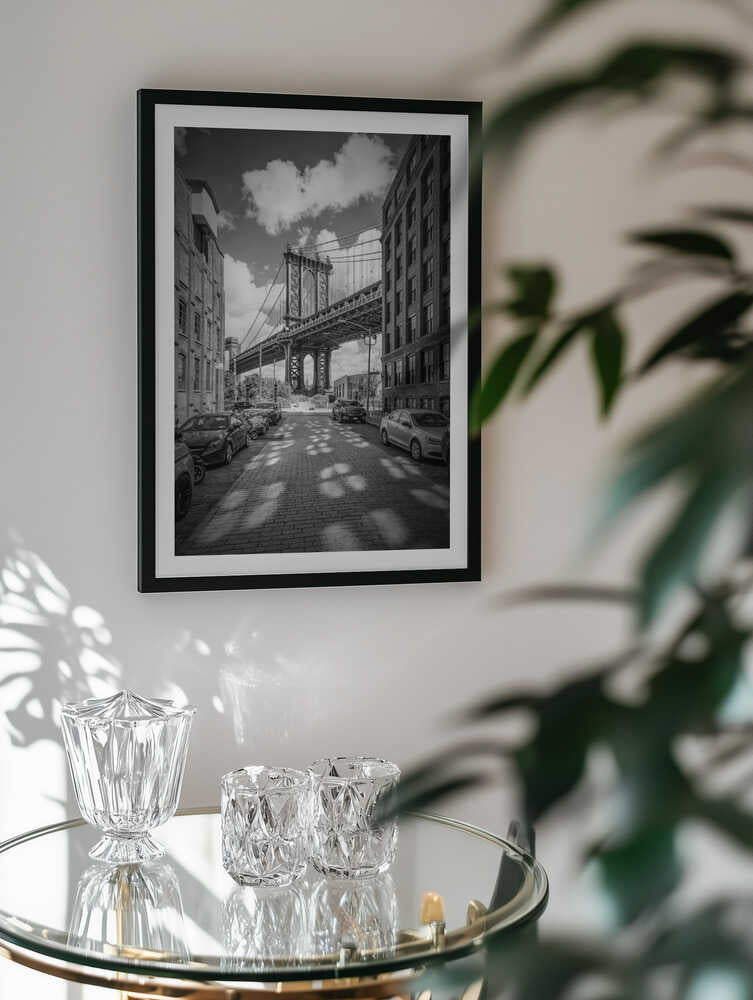 DUMBO Manhattan Bridge View, arte de Melanie Viola