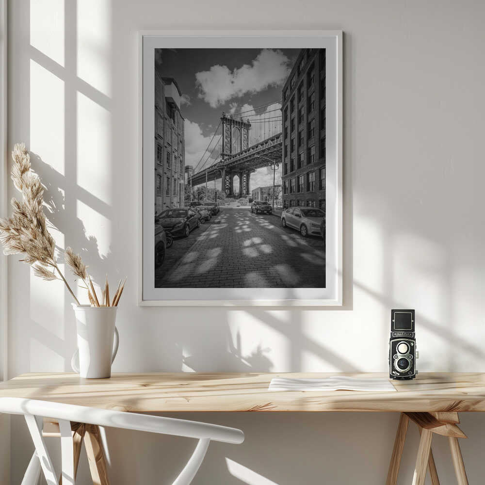 DUMBO Manhattan Bridge View, arte de Melanie Viola