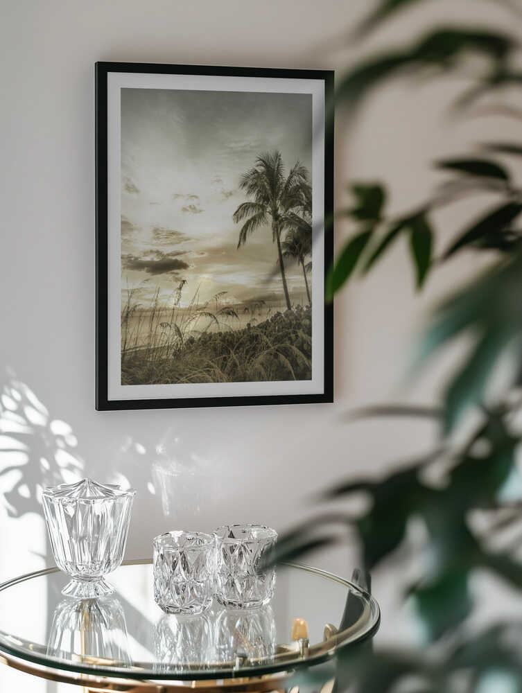 Tropical Sunset Palms, arte de Melanie Viola