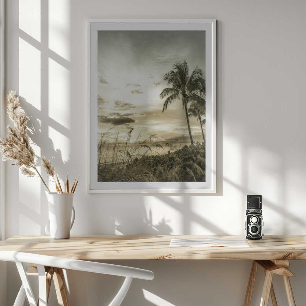Tropical Sunset Palms, arte de Melanie Viola