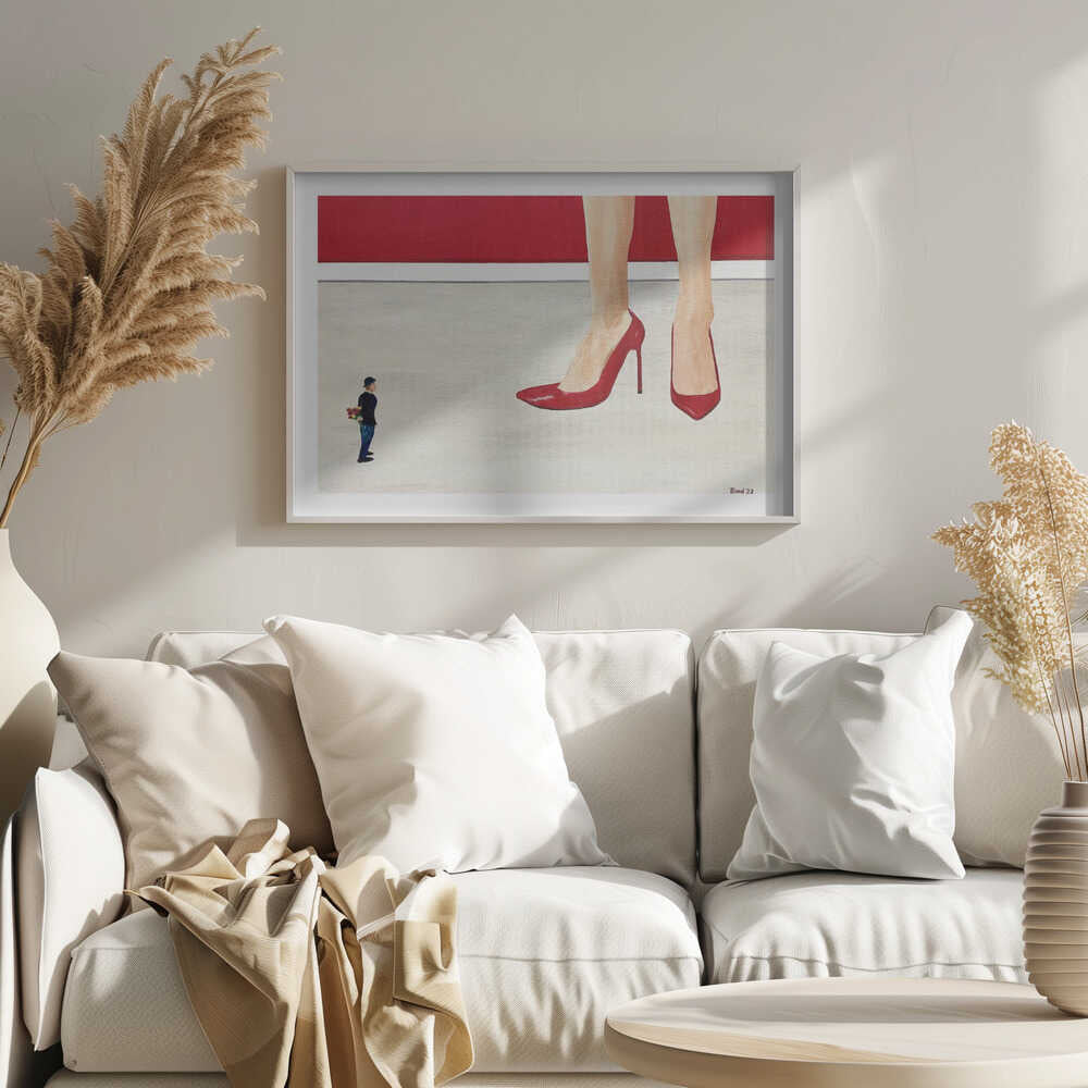 Red Heels and Tiny Love, arte de Tom Blood