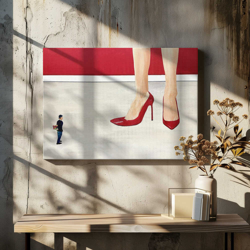 Red Heels and Tiny Love, arte de Tom Blood