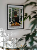Man At Open Window, arte de Tom Blood